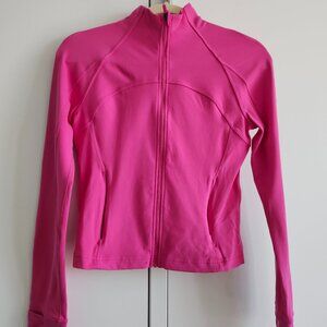Lululemon Define Jacket Croped – Size 8, Bright Pink, Excellent Condition